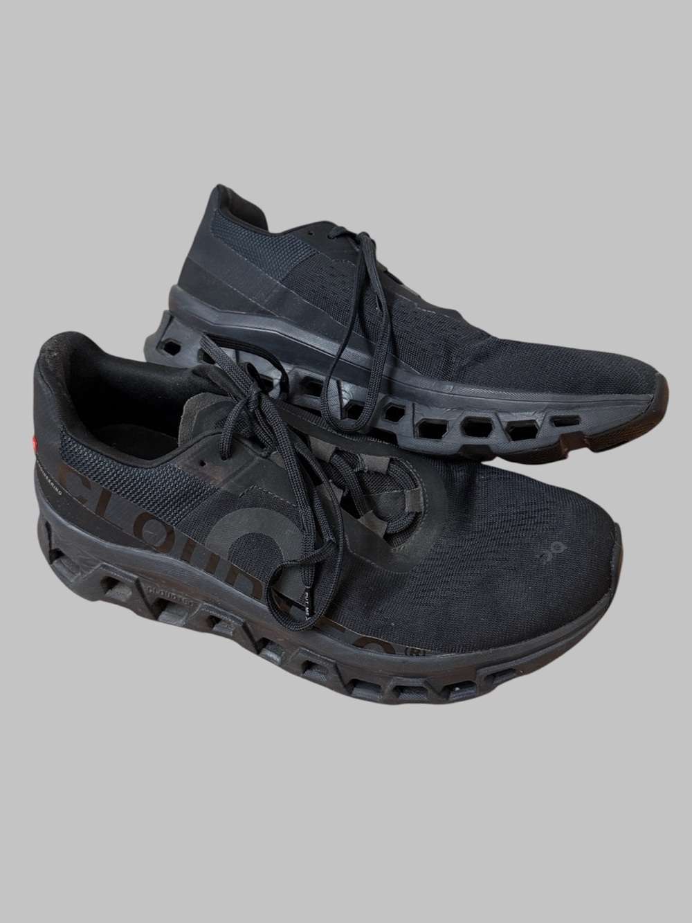 On Running Black On Cloudmonster Running Shoes